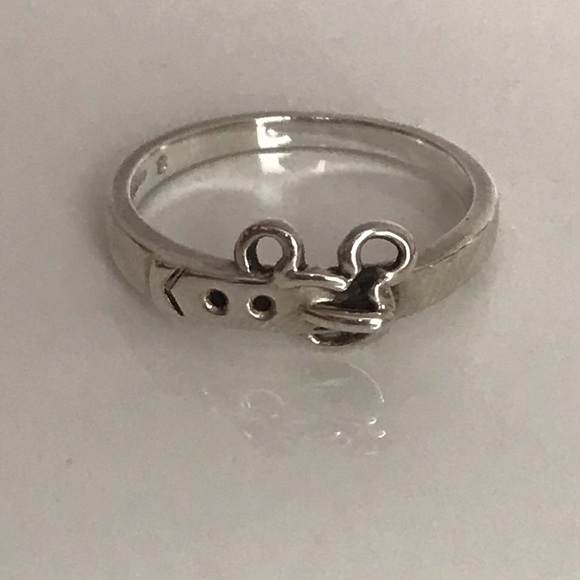 925 Disney Mickey Buckle Ring - Picture 5 of 7